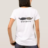 Funny Whale Lovers Witty T - Shirt (Rückseite)