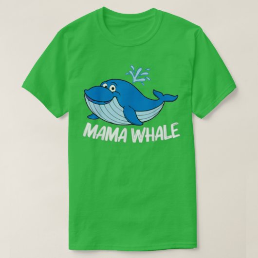 Funny Whale Mama Locarno T-Shirt (Design vorne)
