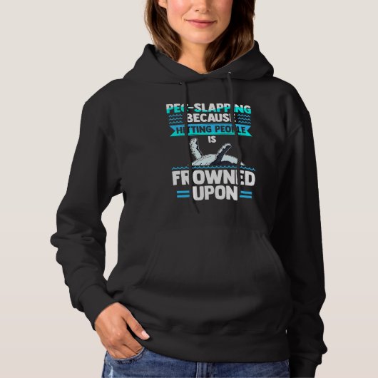 Funny Whale Ocean Marine Mammal & Whale Watching Hoodie (Vorderseite)