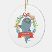 Funny Whale Shark Keramik Ornament (Links)