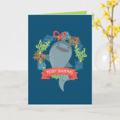 Funny Whale Shark Weihnachten Karte (Gelbe Blume)