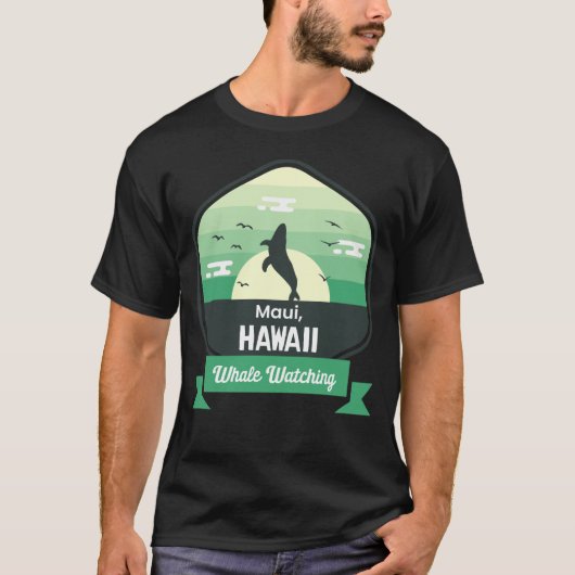 Funny Whale Watching Maui Ocean Water Sailing Mari T-Shirt (Vorderseite)