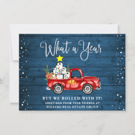 Funny What a Year Christmas Corporate Feiertagskarte