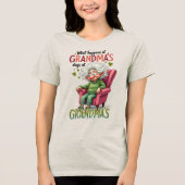 Funny What Happens at Oma Bleibe Tri-Blend Shirt (Vorderseite)