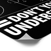Funny What Part Of Basketball Don't You Understand Poster (Ecke)