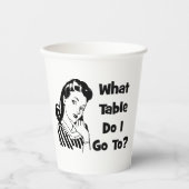 Funny What Table Bunco Pappbecher (Vorderseite)