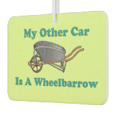 Funny Wheelbarrow Car Air Freshener Autolufterfrischer (Links)