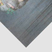 Funny Whimsical Marie Antoinette French Decoupage Seidenpapier (Detail)