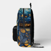 Funny Whimsical Spiritual Cat Bedruckter Rucksack (Rechts)