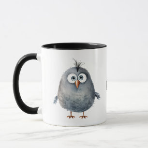Funny whimsisisical niedlicher Frühvogelkaffee Car Tasse