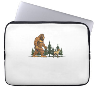 Funny Whippet Bigfoot Dog Wanderhund Mama Vater Ki Laptopschutzhülle