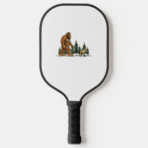 Funny Whippet Bigfoot Dog Wanderhund Mama Vater Ki Pickleball Schläger