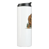 Funny Whippet Bigfoot Dog Wanderhund Mama Vater Ki Thermosbecher (Nach links gedreht)