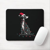 Funny Whippet Christmas Graphics Dog Lights Lover Mousepad (Mit Mouse)