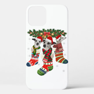 Funny Whippet Sock Xmas Rentier Santa Dog Geschenk Case-Mate iPhone Hülle