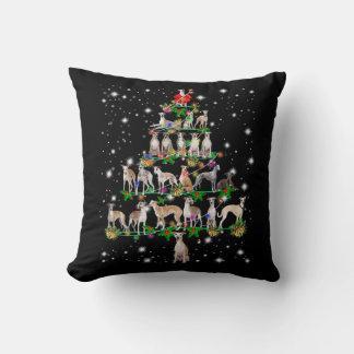 Funny Whippet Weihnachtsbaum Dekoration Kissen