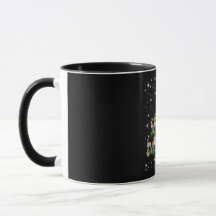 Funny Whippet Weihnachtsbaum Dekoration Tasse