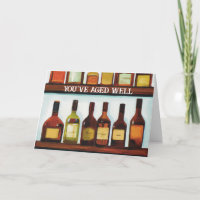 Funny Whiskey Geburtstagskarte für Ihm älteren Män