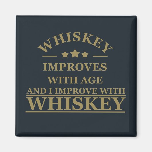 funny whiskey quote magnet (Vorne)