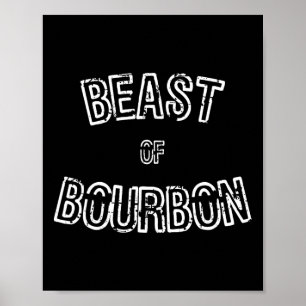 Funny Whiskey T-Shirt Bestie of Bourbon Geschenk Poster