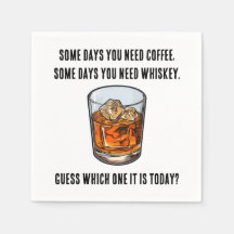 Funny Whiskey Tumbler - Kaffee oder Whiskey?