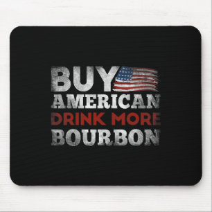 Funny Whiskey Zitat Us Flag kaufen American Drink  Mousepad