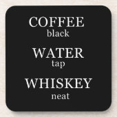 Funny Whisky zitiert Spaß Whiskey Redewendungen Getränkeuntersetzer (Vorderseite)