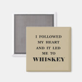 Funny Whisky zitiert Spaß Whiskey Redewendungen Magnet (Vorderseite/Rückseite)