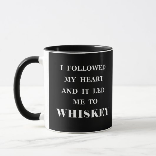 Funny Whisky zitiert Spaß Whiskey Redewendungen Tasse (Links)