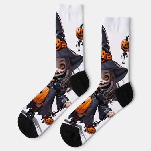 Funny whitch socken (Linkes Detail)