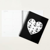 Funny White Anchors Herz Planer (Anzeige)