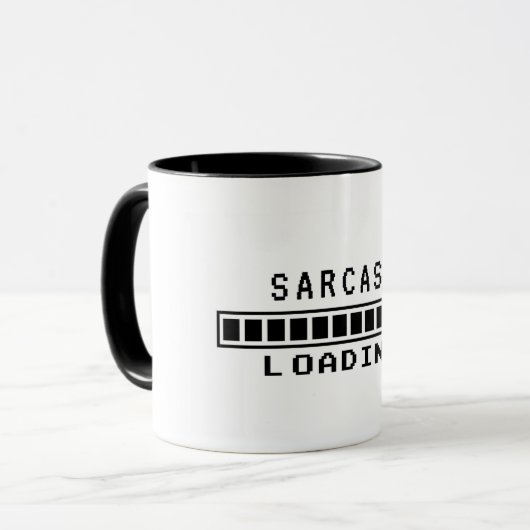 Funny White Classic Tasse (Vorderseite Links)