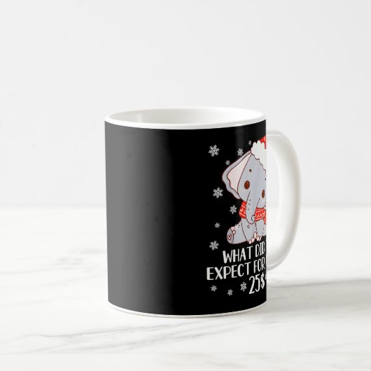 Funny White Elephant Pjs For Adults Under 15 20 Kaffeetasse (VorderseiteRechts)