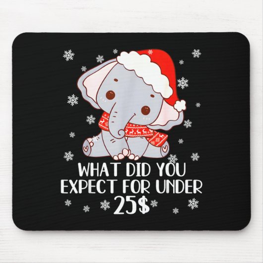 Funny White Elephant Pjs For Adults Under 15 20 Mousepad (Vorne)