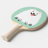 Funny White Spitz Tischtennis Schläger (Vorderseite)