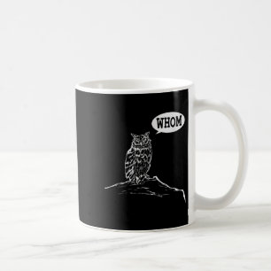 Funny Who Owl Grammar Englischer Kaffeetasse