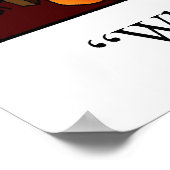 Funny "Why The Silence" Erntedank Poster (Ecke)