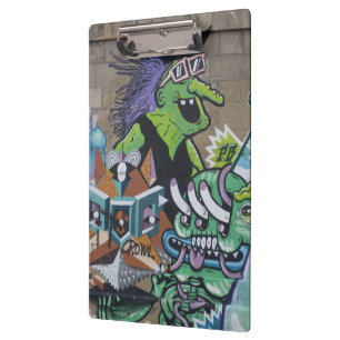 Funny Wicked Green Hexe Klemmbrett