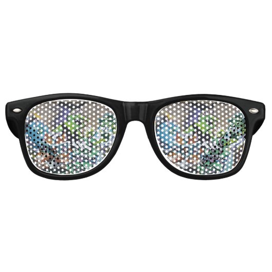 Funny Wicked Green Hexe Partybrille (Vorderseite)