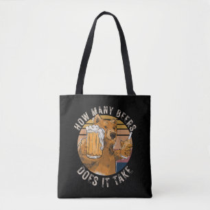 Funny, wie viele Biere es braucht Tasche