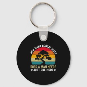 Funny, wie viele Bonsai Bäume ein Mensch braucht _ Schlüsselanhänger