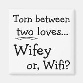 Funny Wifey oder Wifi Magnet (Vorne)