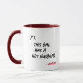 Funny Wifey Tasse - Dieses Gal hat ein heißes Gesc (Links)