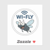 Funny Wifi Aufkleber (Blatt)