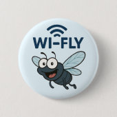 Funny Wifi Button (Vorderseite)
