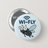 Funny Wifi Button (Vorne & Hinten)
