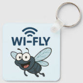 Funny Wifi Schlüsselanhänger (Rückseite)