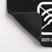 Funny Wifi Went Down Quote Computer Nerd Gift Mousepad (Ecke)