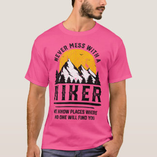 Funny Wiker-Geschenk Wandern über dem Freien Zitat T-Shirt