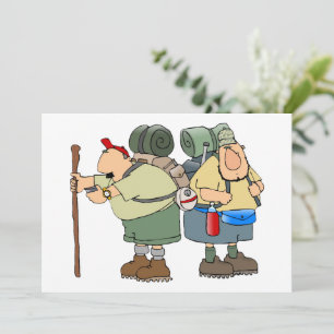 Funny Wikers Outdoor Adventure Camping Spaß Einladung